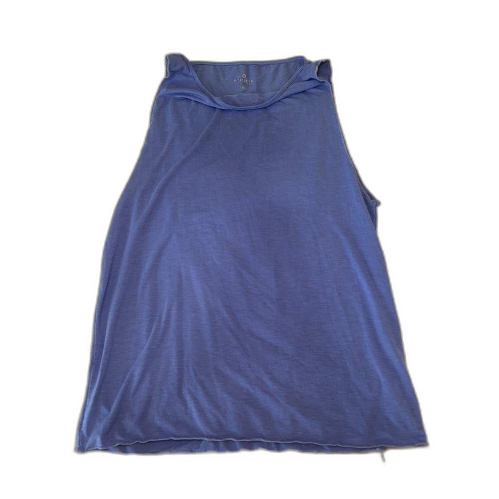 Athleta Women's Tank top Blue Athletic Sports Gym Wear RN 54023 Size xs